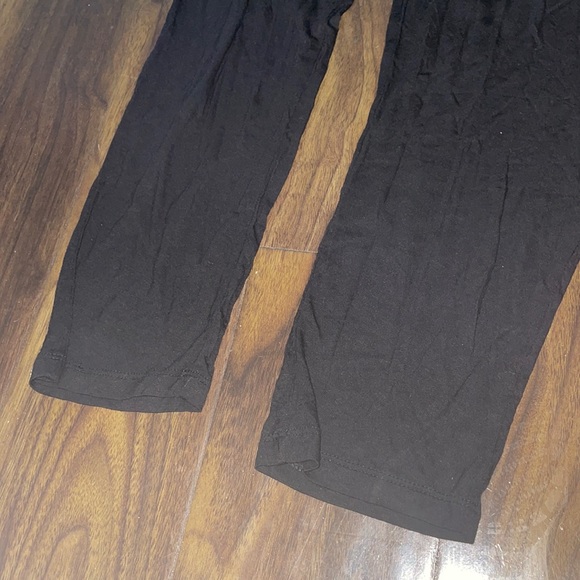 NWT H&M Black Lightweight Drawstring Joggers - Picture 6 of 9